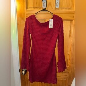 New with tags long sleeve mini dress